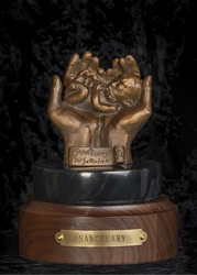 Sanctuary by Delbert Satterfield - Bronze Christian Sculpture
