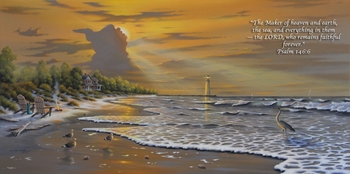 Seaside Reflections by Gino Peoples - 6 Framed & Unframed Options