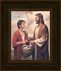 Sharing The Loaves by Del Parson - 10 Framed & Unframed Options
