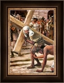 Simon a Cyrenian Bear Jesus' Cross  - 28 Selections Available