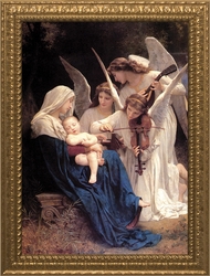Song of Angels - 3 Ornate Gold Framed Options - Christian Art