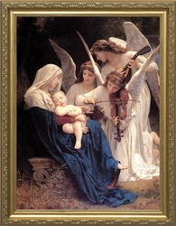 Song of Angels - 3 Standard Gold Framed Options - Christian Art