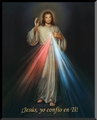 Spanish Divine Mercy Wall Plaque Christian Wall Decor