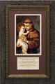 St. Anthony with Prayer Framed