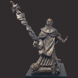 St. Thomas Aquinas by Timothy Schmalz