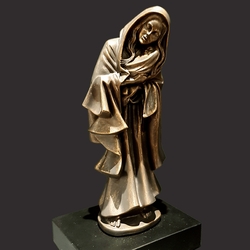Standing Madonna & Child Christian Sculpture by Timothy Schmalz