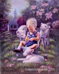 Such is the Kingdom of God by William Hallmark - Unframed Christian Art