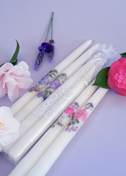 Swarovski Taper Candles (Pair)