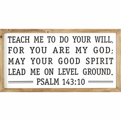 Teach Me To Do Your Will Christian Home & Wall Decor