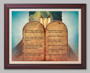 Ten Commandments by Jeff Preston - 6 Framed & Unframed Options
