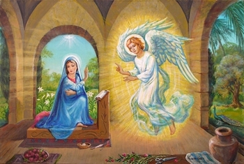 The Annunciation  by Venetia Epler - 2 Unframed Options