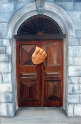 The Door by Kate Austin Christian Abstract Art