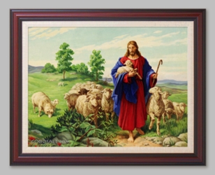 The Good Shepherd - Christian Art  - 6 Framed & Unframed Options