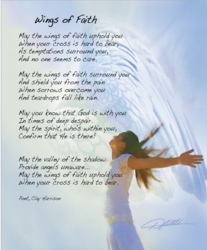 Wings Of Faith by Danny Hahlbohm - Unframed Christian Art