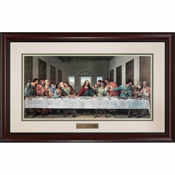 The Last Supper by Leonardo DiVinci - Framed Christian Art