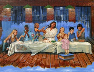 The Last Supper by Stephen S. Sawyer - 14 Unframed Options