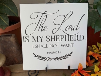 The Lord Is My Shepherd Christian Wall Decor
