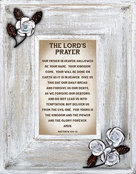 The Lord's Prayer Framed Tabletop Christian Verses