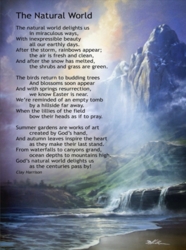 The Natural World by Danny Hahlbohm - Unframed Christian Art