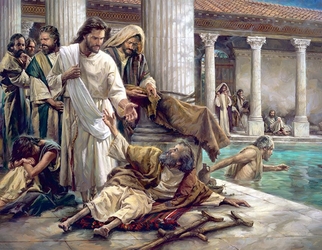The Pool Of Bethesda by Nathan Greene - 2 Options Available