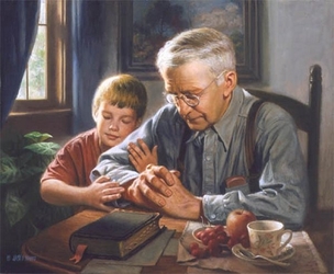 The Prayer by James Seward - 2 Unframed Options