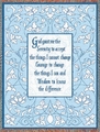 The Serenity Prayer Inspirational Tapestry Throw