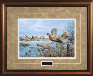 "The Wild Ones" Pheasants in Flight by Scott Zoellick - Framed Christian Art