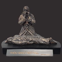 Thou Shalt Not Kill Christian Sculpture by Timothy Schmalz