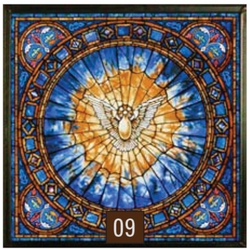 Tiffany - The Holy Spirit Tableau Stained Glass Artwork