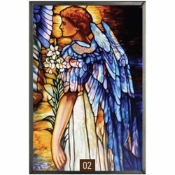 Tiffany - The Resurrection Angel Stained Glass Art