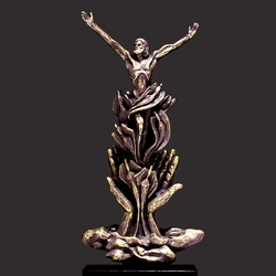 Triumph Christian Art Sculpture by Timothy P. Schmalz
