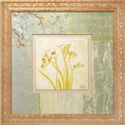 Trust in the Lord BROCADE FREESIA Christian Floral Art