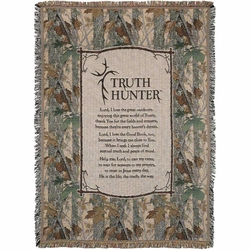 Truth Hunter Loom Soft Tapestry Throw