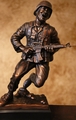US Marine Charging Into Battle by Niels Andersen