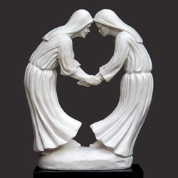 Visitation Christian Art Sculpture by Timothy P. Schmalz