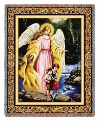 Watching Over You Tapestry Throw