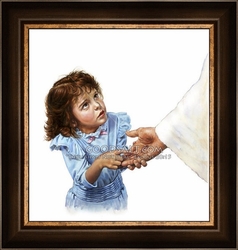 What Happened To Your Hand? (Girl)  by Lars Justinen - 28 Framed & Unframed Options