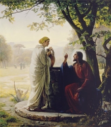 Woman At The Well by Carl Bloch - 4 Canvas Sizes Available