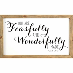 You Are Fearfully And Wonderfully Made - Christian Home & Wall Decor
