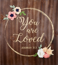 You Are Loved Wood Pallet Sign