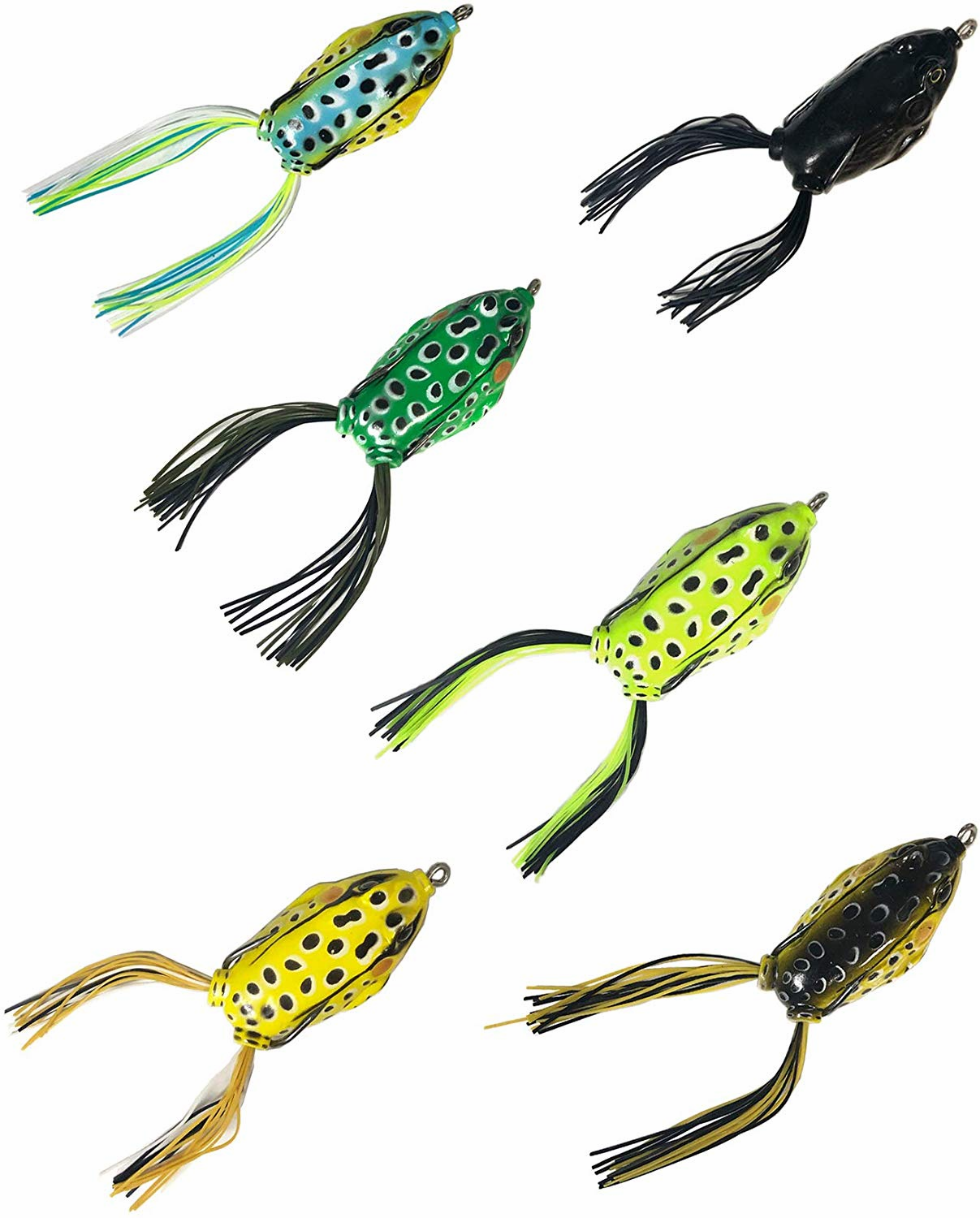 Topwater Frogs Baits 6 Pieces Combo B