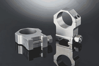 Buckeye Optics 30mm Stainless Steel Picatinny Rings Extra High