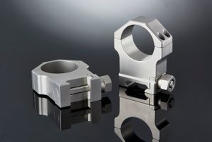 Buckeye Optics 30mm Stainless Steel Picatinny Rings Extra High