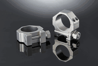 Buckeye Optics 30mm Stainless Steel Picatinny Rings Low