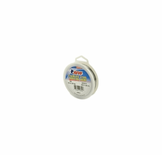 AFW Stainless Steel Trolling Wire, T304, 50 lb (23 kg) test, .024 in (0.61  mm) diam, Bright, 300 ft (91.5 m)