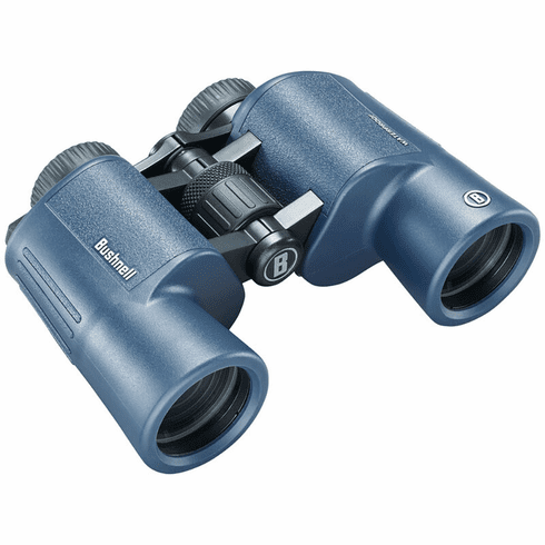 Bushnell 10X42MM H2O Binocular - Dark Blue Porro WP/FP Twist Up Eyecups