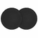 Fusion FM-F77RB FM Series 7.7" Flush Mount Round Marine Speakers - Black/White Grill - 200W