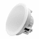 Fusion FM-F77RB FM Series 7.7" Flush Mount Round Marine Speakers - Black/White Grill - 200W