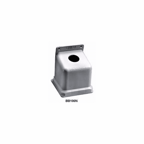 Hubble Back Box Hubbell BB100N 15 Degree Non-Metallic Back Box for 100A