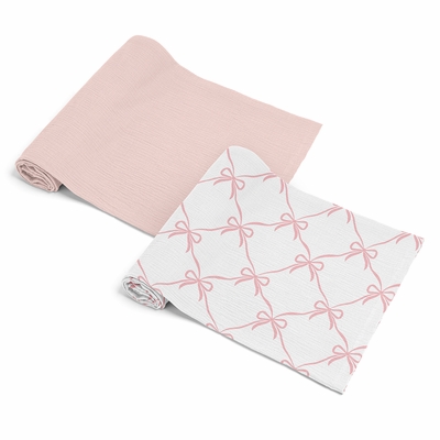 2 Pack Muslin Swaddles
